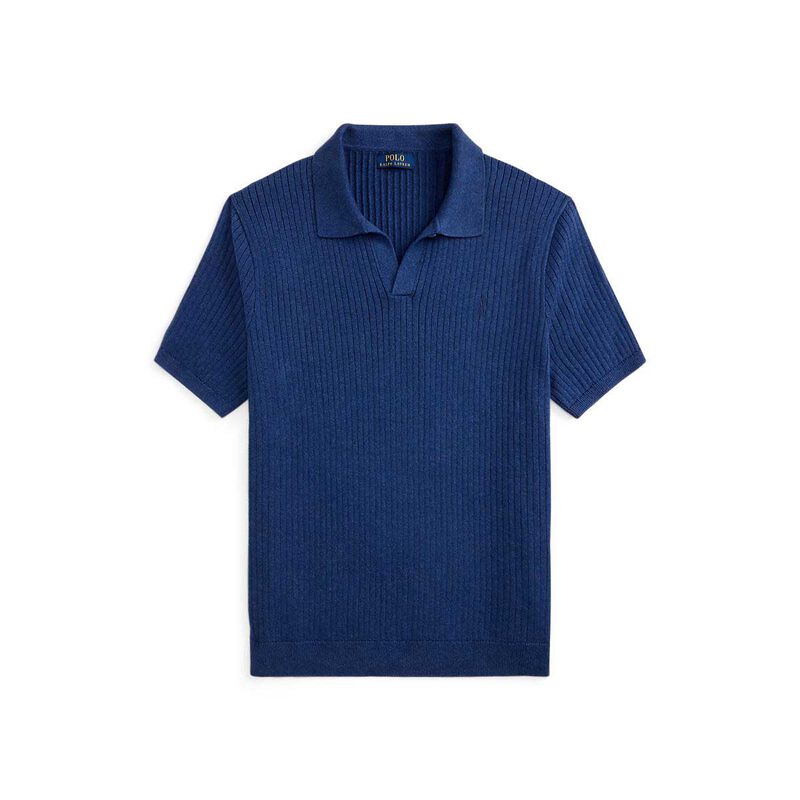 Polo Ralph Lauren Rib-Knit Cotton Johnny-Collar Sweater image number 2