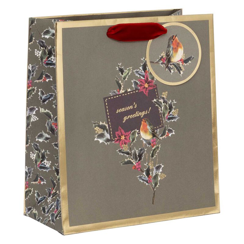 Image Gallery Luxury Holly Harmony Medium Christmas Bag image number 0