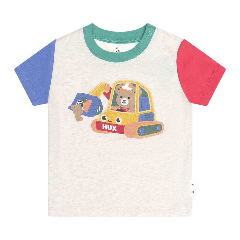 Huxbaby Excavator Spliced Tee 3M-2Y image number 0