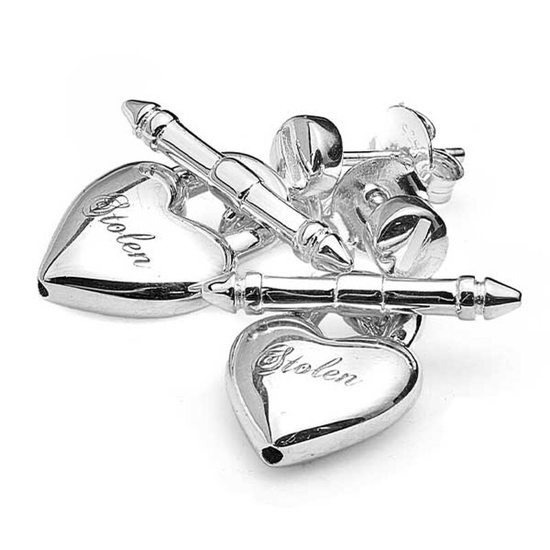 Stolen Girlfriends Club Love Locket Fob Earrings image number 1