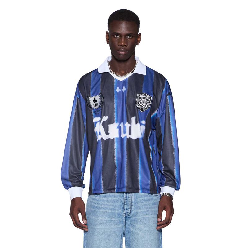 Ksubi Offside Ls Mesh Jersey Stripe image number 0
