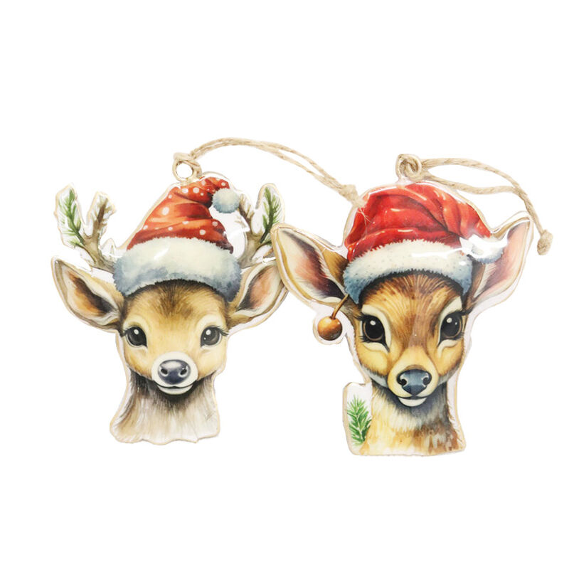 Vintage Bambi Head Hangers 2 Assorted image number 0