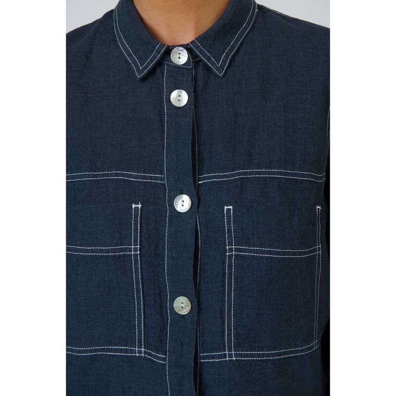 Naturals By O & J Gunsmoke Linen Jacket image number 2
