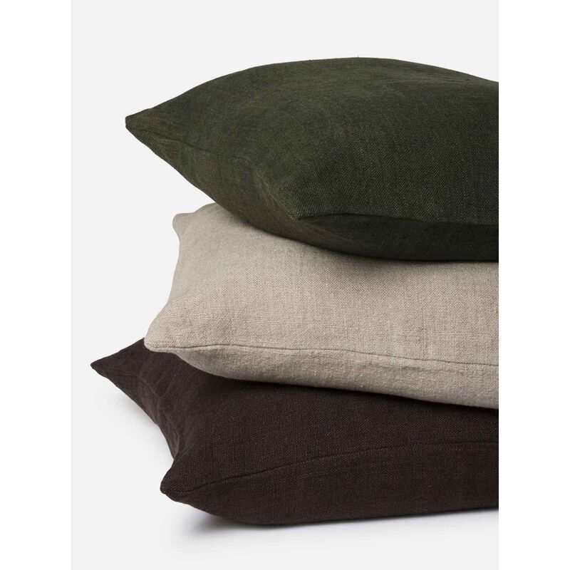 Città Heavy Linen Cushion Cover Rye 55x55cm image number 1