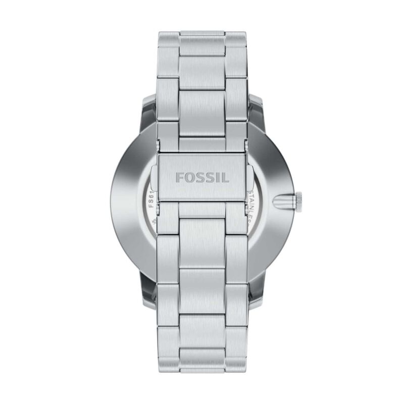 Fossil Minimalist 44mm Three-Hand Stainless Steel Watch image number 1