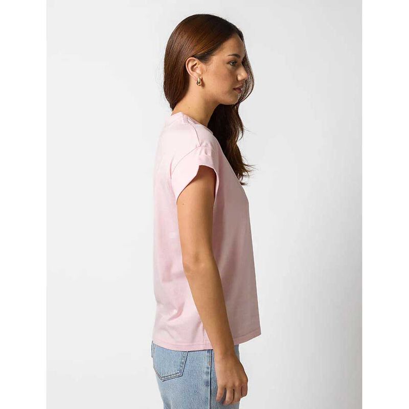 Stella + Gemma Cuff Sleeve T-Shirt Spicy Pink image number 3