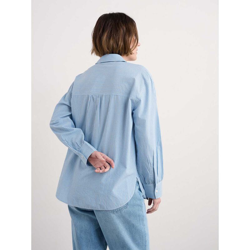 Seasalt Cornwall Sea Path Shirt Mini Sunrise Skipper image number 1