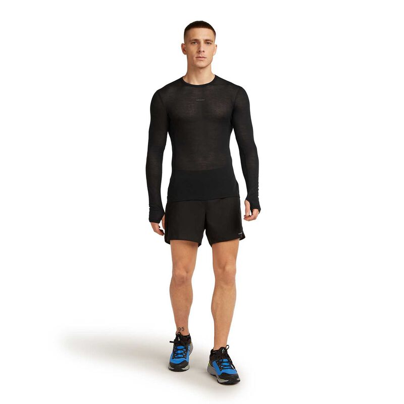 Icebreaker M Merino Blend 75 Cool-Lite™ Featherlight™ Long Sleeve Crewe image number 3