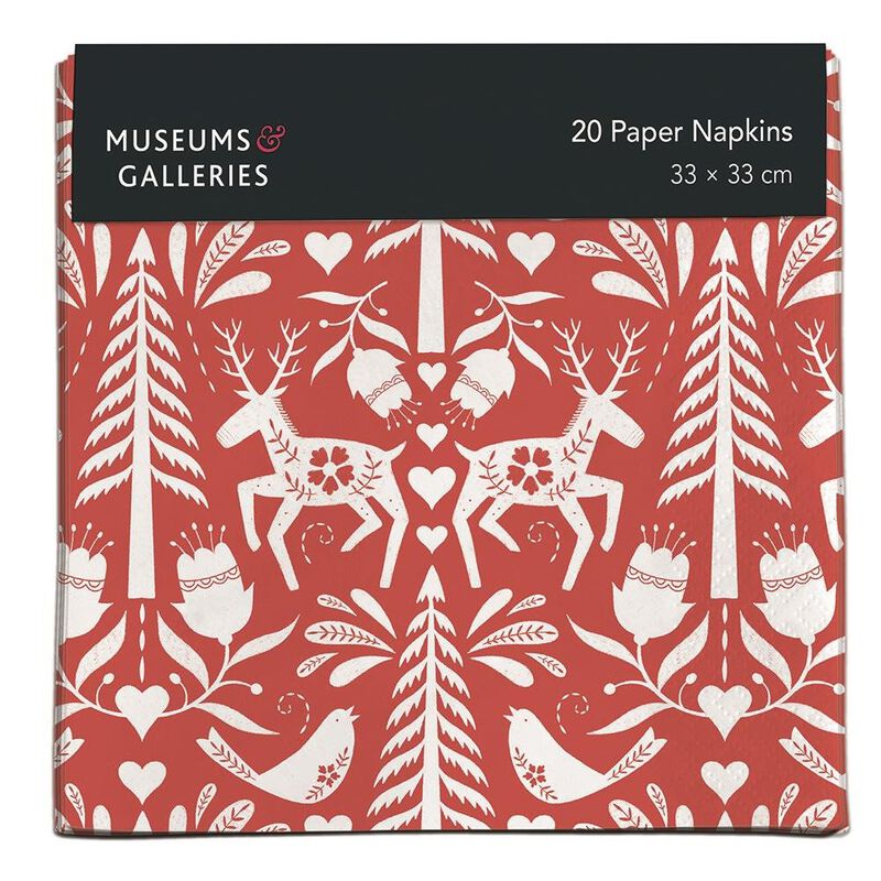 Museums & Galleries Scandi Paper Napkin Pkt 20 image number 0