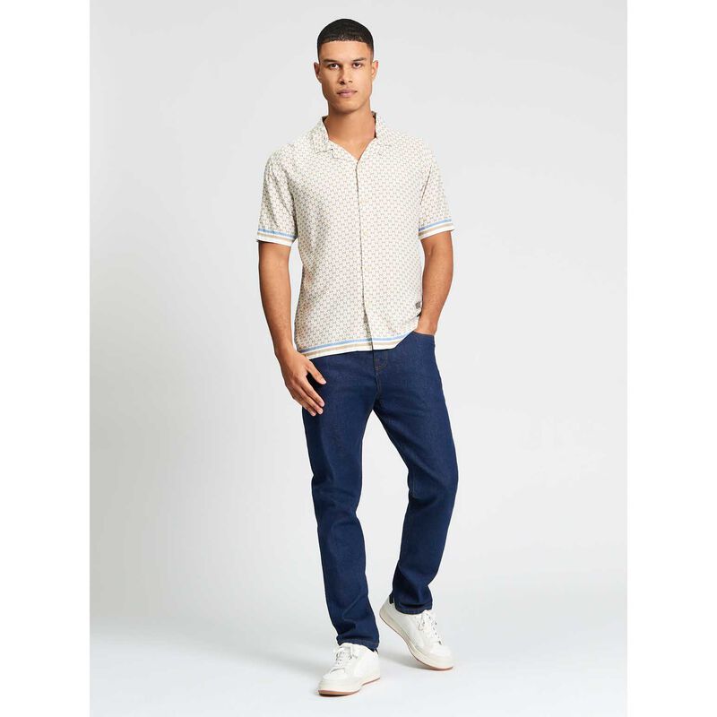 Ben Sherman Geo Border Print Shirt image number 3