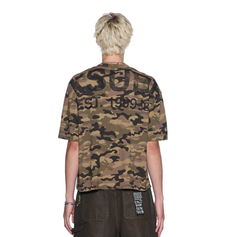 Ksubi State Halen SS Tee Camo image number 1