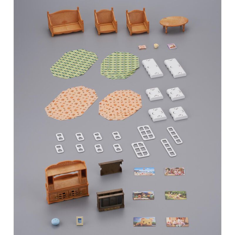 Sylvanian Families Comfy Living Room Set image number 1