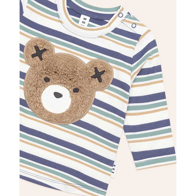 Huxbaby Multi Stripe Top 3-5Y image number 3