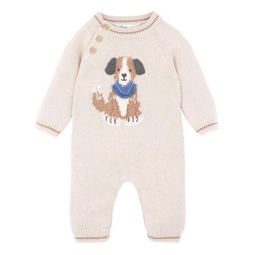 B&eacute;b&eacute; Otto Organic Knitted Dog Romper