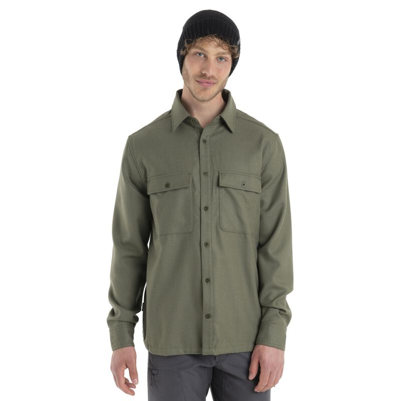 Icebreaker Mens Merino 200 Dawnder LS Flannel Shirt image number 0
