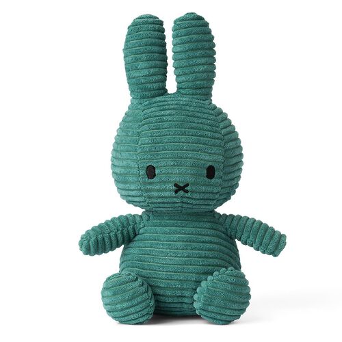 Miffy Sitting Corduroy Green 23cm