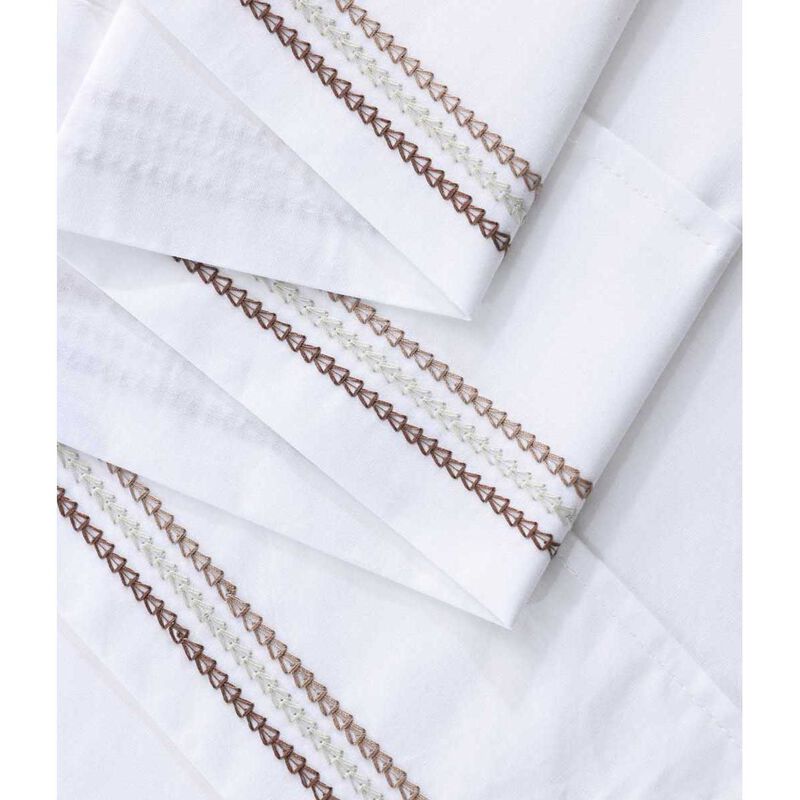 MM Linen Medea Sheet Set - Browns image number 1