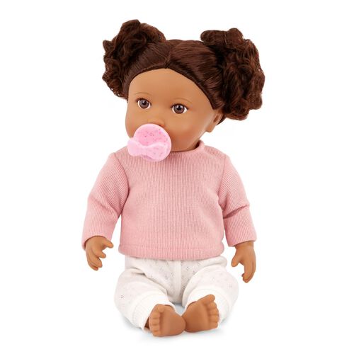 Lullababy 14" Doll W/ Hair & Pink Top