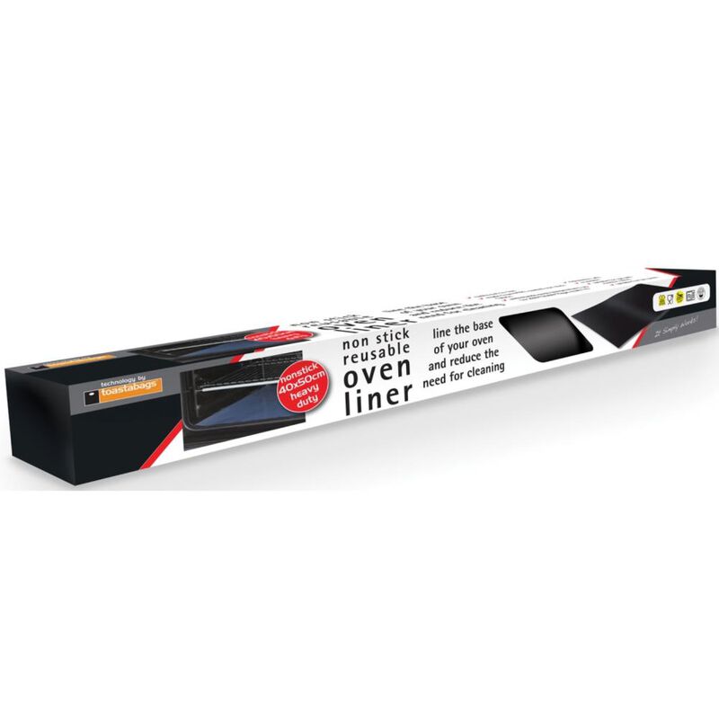 D.Line Non Stick Reusable Oven Liner Black 40x50cm (330g) image number 0