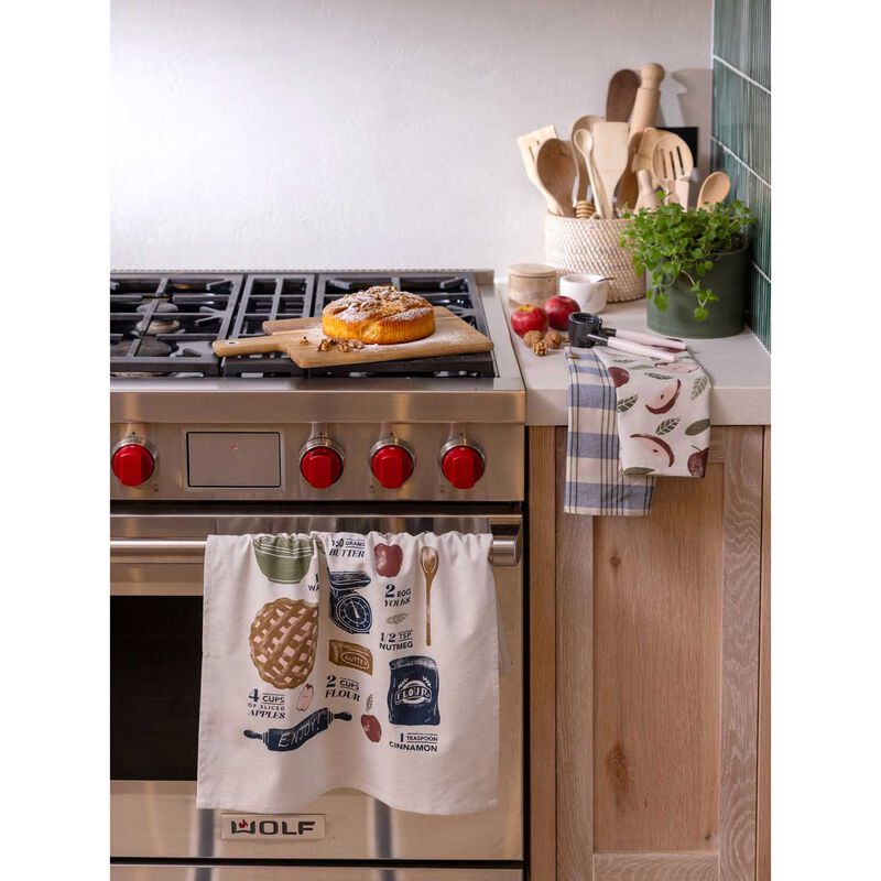 Wallace Cotton Apple Grove Tea Towels Set Of 3 image number 3