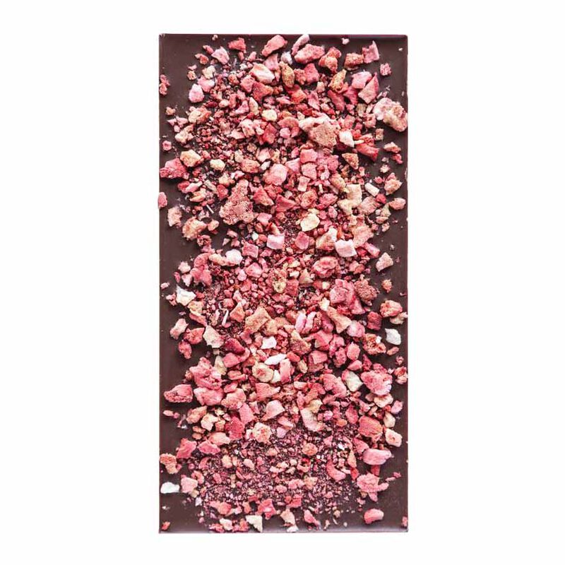 Shirl + Moss Berry Milk 55% Milk Chocolate 80g image number 2