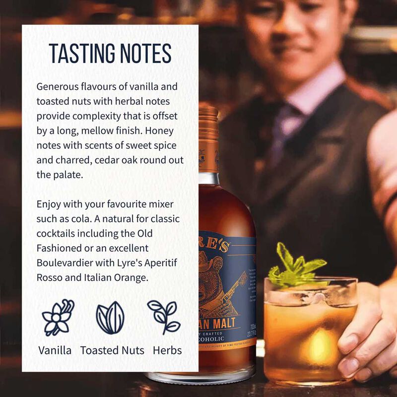 Lyre's Bourbon Alternative 0% 700ml image number 2