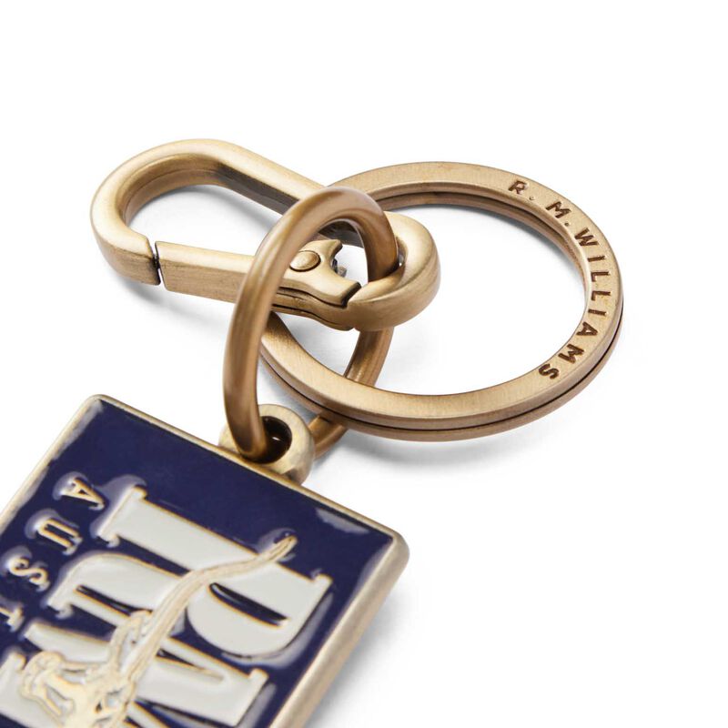 R.M. Williams Heritage Logo Enamel Keyring image number 1