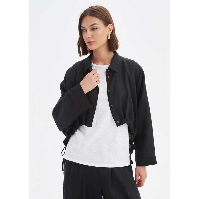 TIRELLI Wide Crop Overshirt image number 2