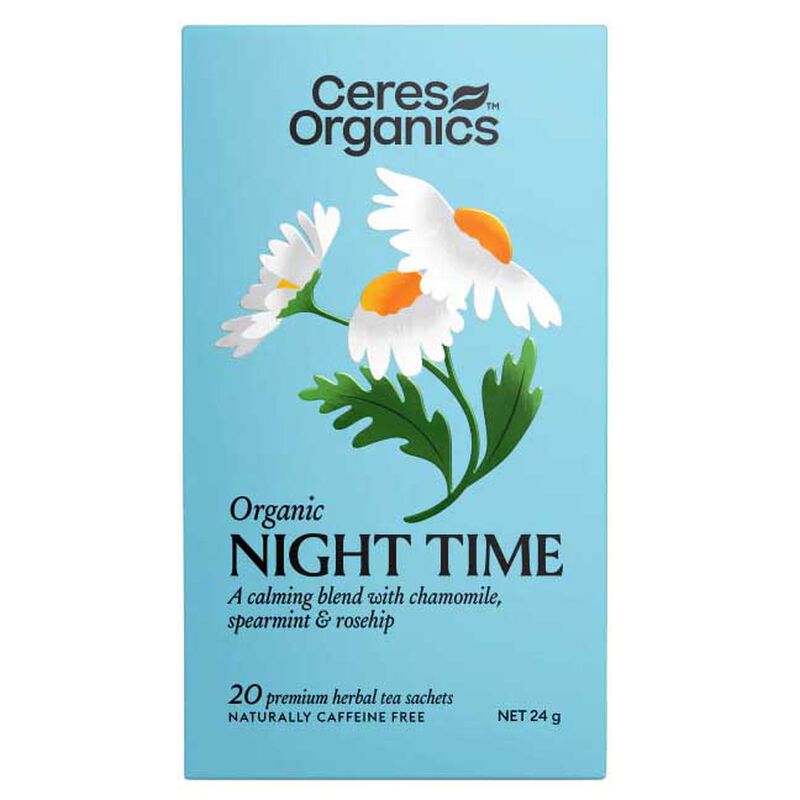Ceres Organics Night Time Tea 20 Sachets image number 0