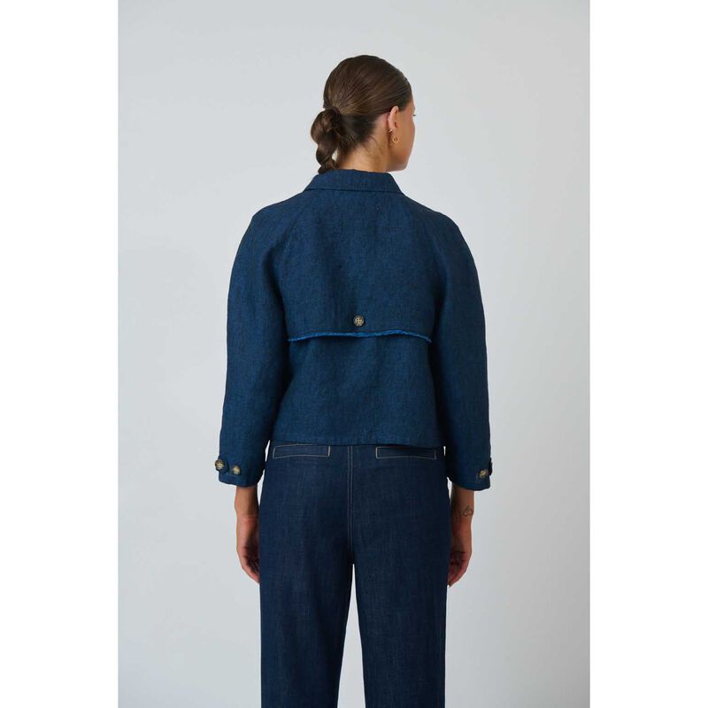 Naturals By O & J Eclipse Linen Jacket image number 1