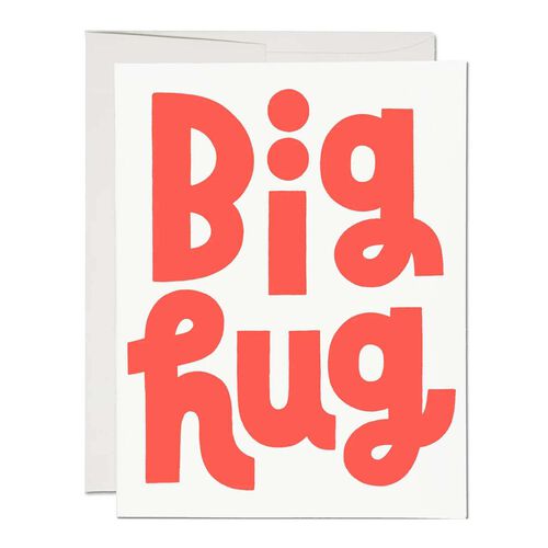 Red Cap Big Hug Card