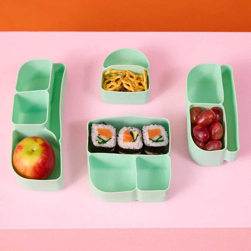 B.Box Silicone Bento Tray Lunch - Forest image number 3