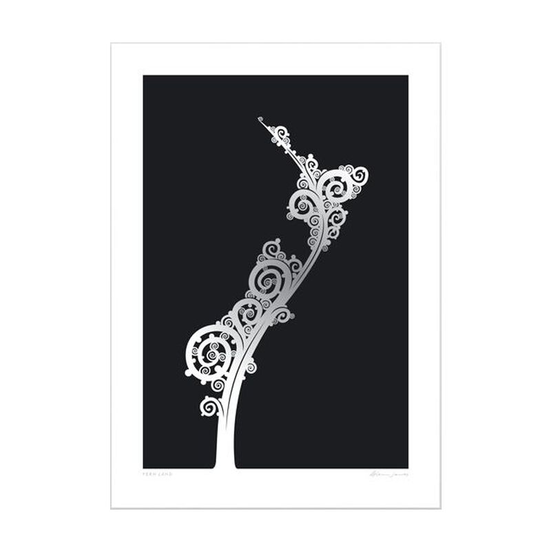 Glenn Jones Art A4 Print - Fern Land image number 0