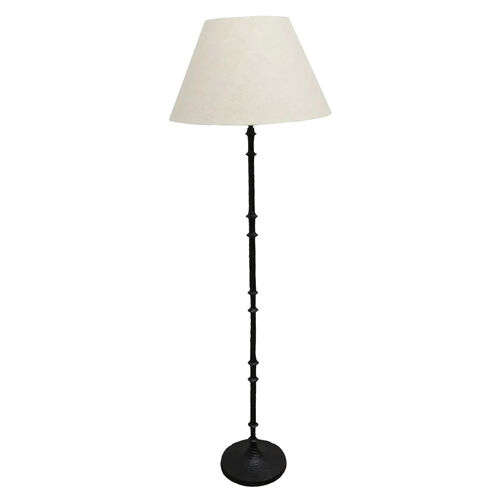 French Country Hammered Floor Lamp Base