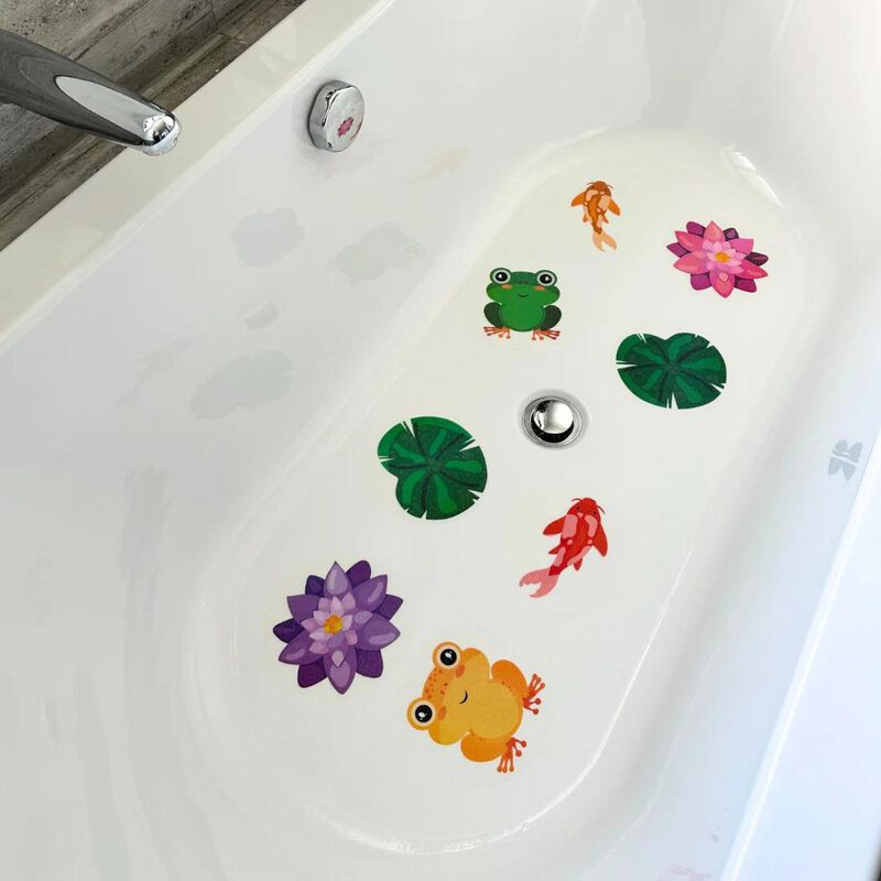 Zazi Slip-Safe Bath Spots - Garden Pond image number 3