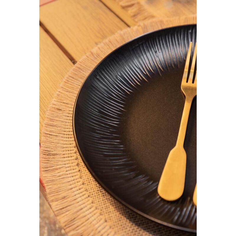 Mikasa Round Placemat Set Of 4 Hessian 38cm image number 2