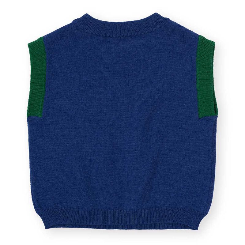 Goldie + Ace Jumbo Strawberry Knit Vest 1-2Y image number 1