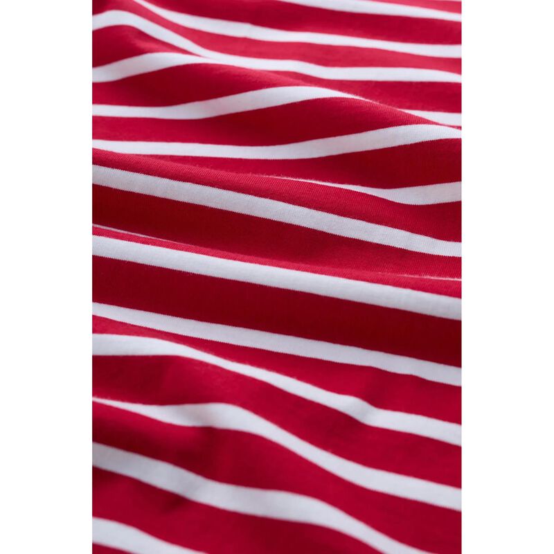 Seasalt Cornwall Sailor T-Shirt Breton Rudder Chalk image number 2
