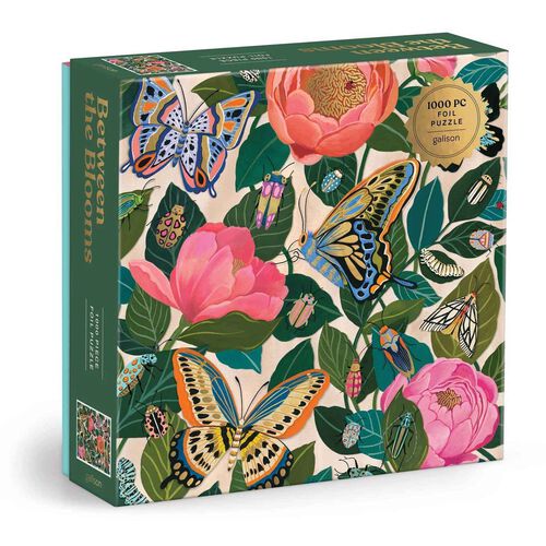 Galison Christine De Carvalho Between the Blooms 1000 Piece Foil Puzzle