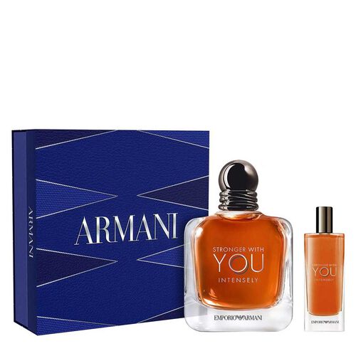 Giorgio Armani Stronger With You Intensely EDP 100ml Set
