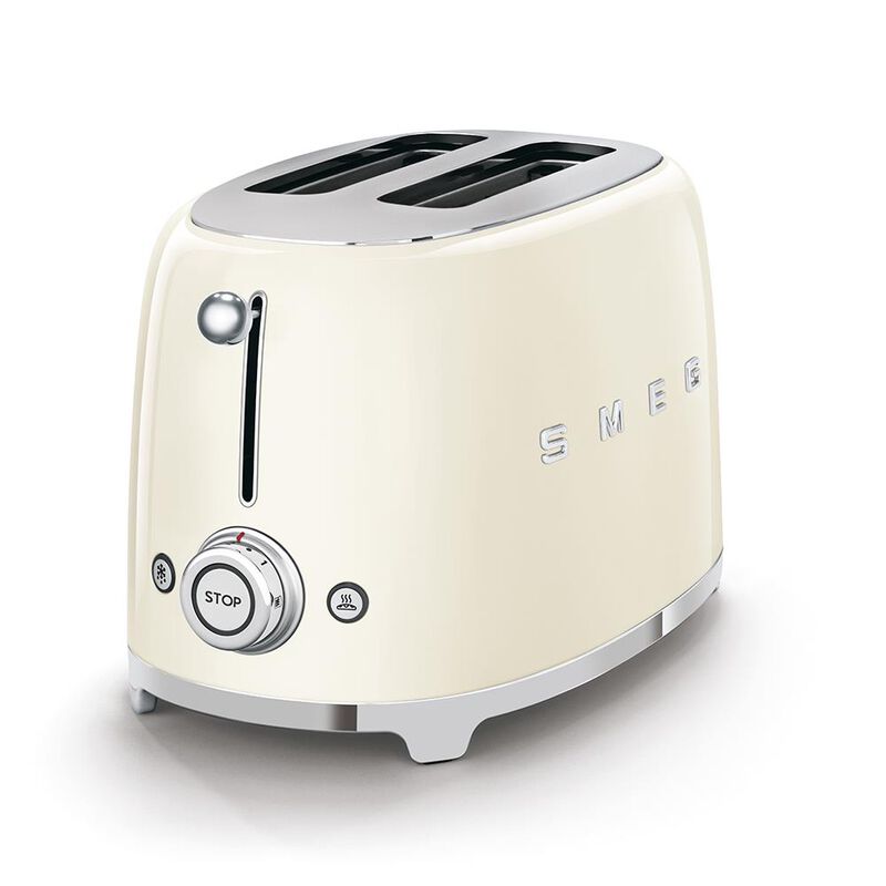 Smeg 2 Slice Toaster - Cream image number 0