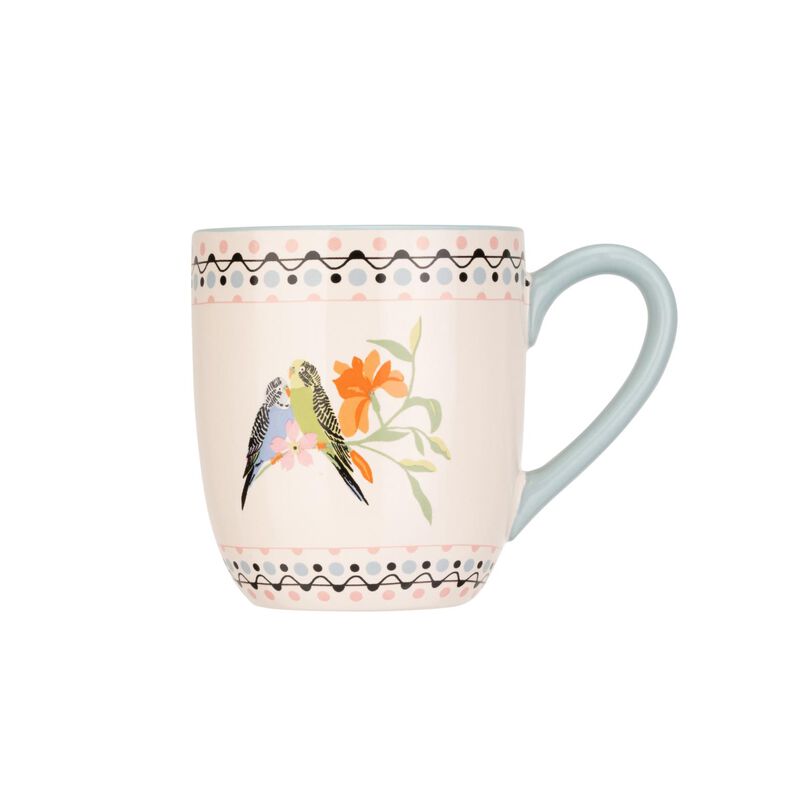 Cath Kidston Budgie Breakfast Mug Blue image number 0