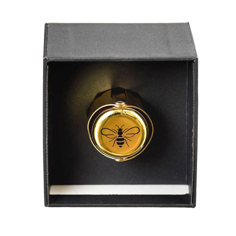 Selbrae House Champagne/Prosecco Stopper Gold Bee image number 2