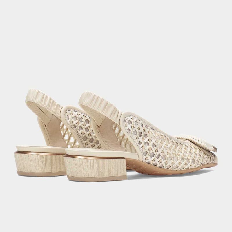 Hispanitas Azucena Raffia Slingback image number 2