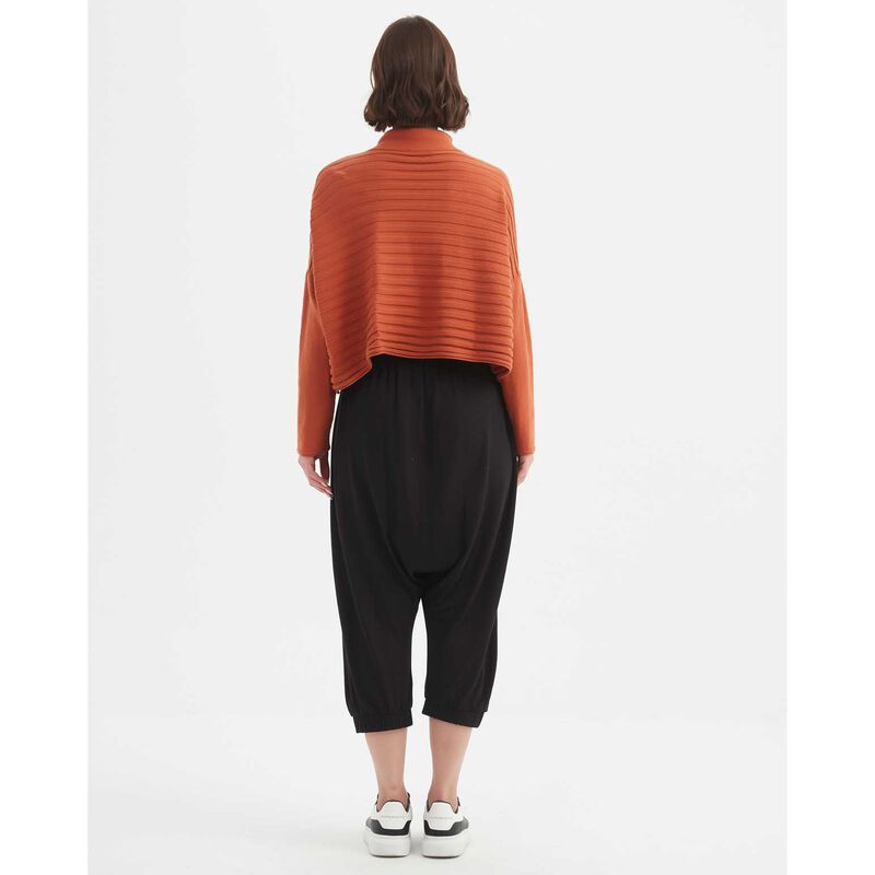 TIRELLI Cowl Neck Button Knit Jumper image number 1