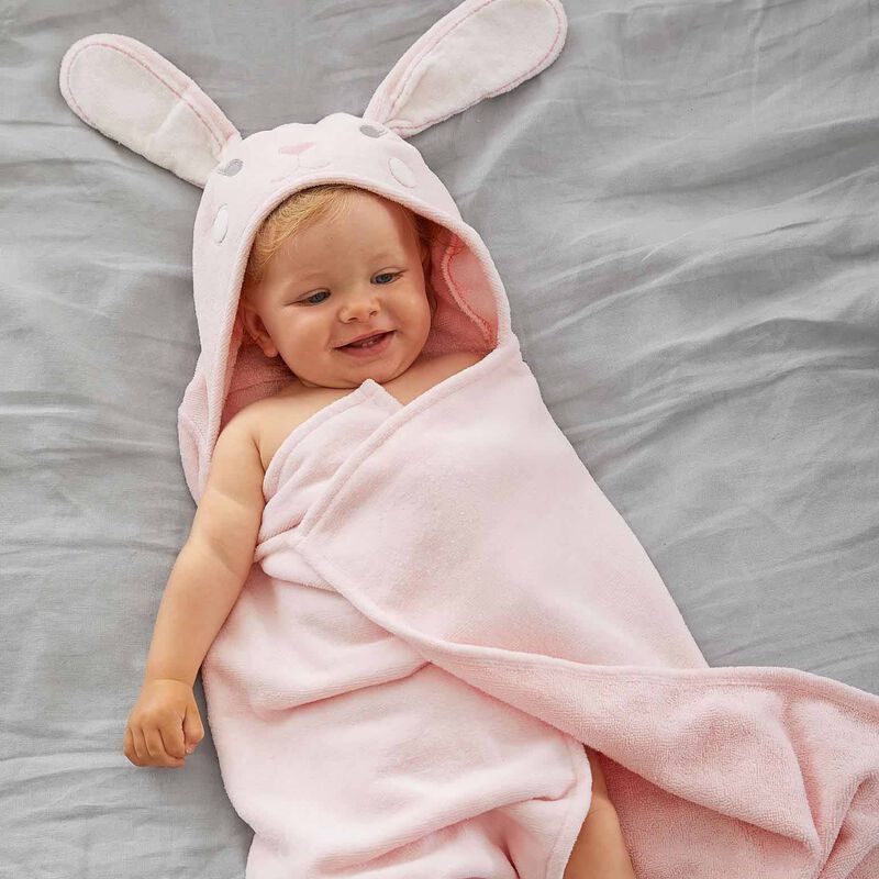 Pottery Barn Kids Bunny Nursery Critter Wrap Pink image number 2