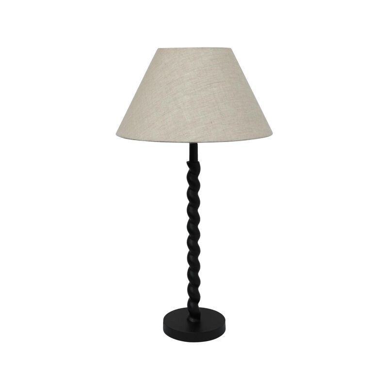 French Country Twist Table Lamp Base Short image number 1