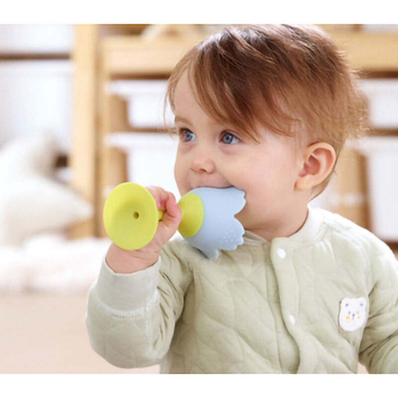 Hape Flower Teether Blue image number 1