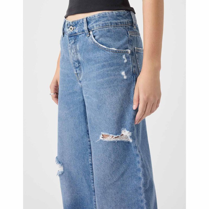 Outland Denim Avril Low Slouchy Wide Jeans image number 2