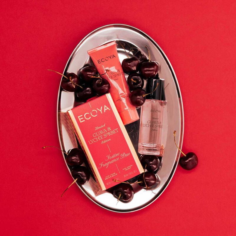 ECOYA Guava & Lychee Sorbet Festive Fragrance Duo image number 2